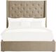 Homelegance® Fairborn Brown Upholstered Full Storage Platform Bed-3