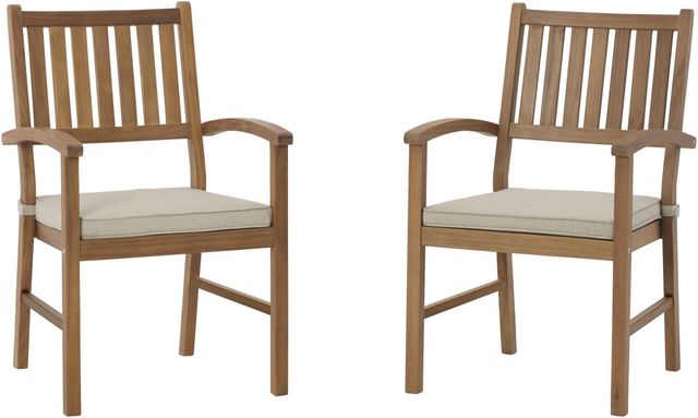 Signature Design by Ashley® Janiyah 4-Piece Light Brown Outdoor Dining Set-2