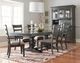 Standard Furniture Garrison Burnished Grey Trestle Dining Table-2