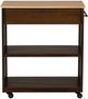 Linon Giovanna Natural/Walnut Kitchen Cart-5