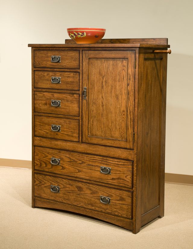 Intercon Oak Park Mission Chest-3