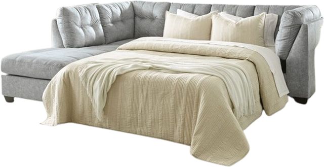 Benchcraft® Falkirk 2-Piece Steel Left-Arm Facing Full Sofa Sleeper Sectional and Chaise-0