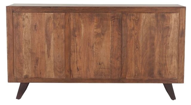 Home Trends & Design London Loft Antique Zinc/Walnut Dresser-3