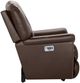 La-Z-Boy® Maverick Dark Chocolate Leather Power Rocking Recliner with Headrest-1
