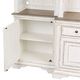 Liberty Furniture Magnolia Manor Antique White Entertainment Center with Piers-4