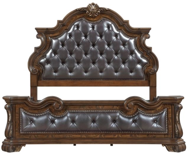 Homelegance® Gilmartin Dark Brown Eastern King Panel Bed-3