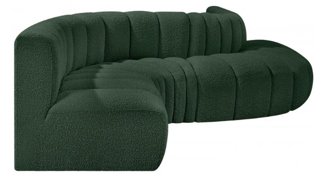 Meridian Furniture Arc 6-Piece Green Sectional-1