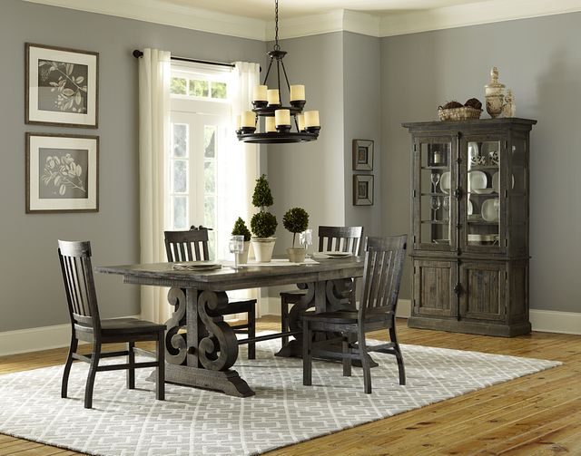Magnussen Home® Bellamy Peppercorn Dining Side Chair-1
