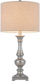 Cal® Lighting & Accessories Nampa 2-Piece Antique Silver Table Lamp Set-1