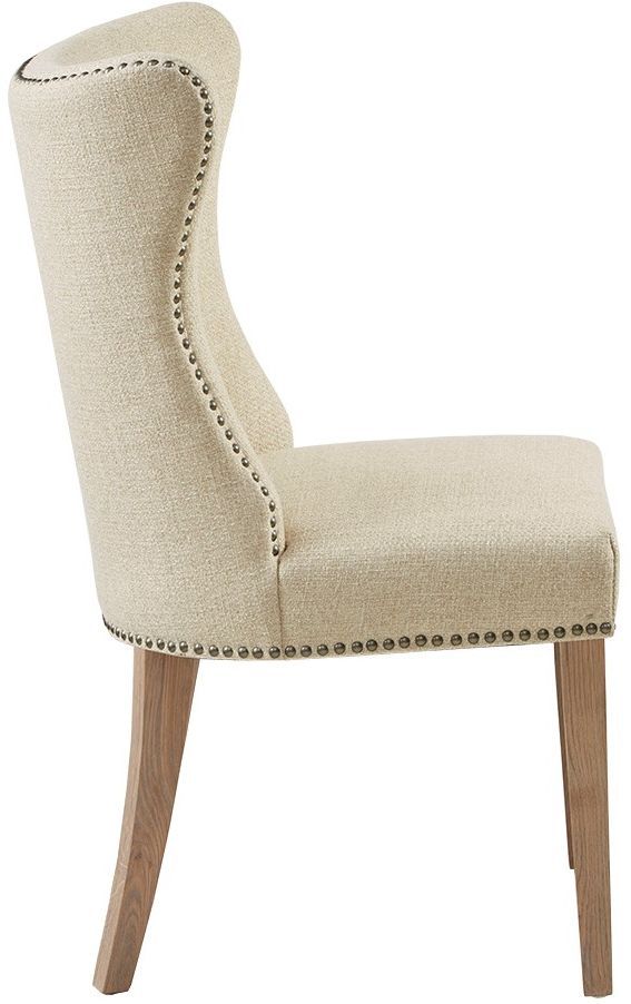 Olliix by Madison Park Cream Set of 2 Skylar Dining Chairs-3