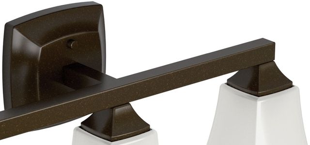 Moen® Voss™ Oil Rubbed Bronze Three Globe Bath Light-1