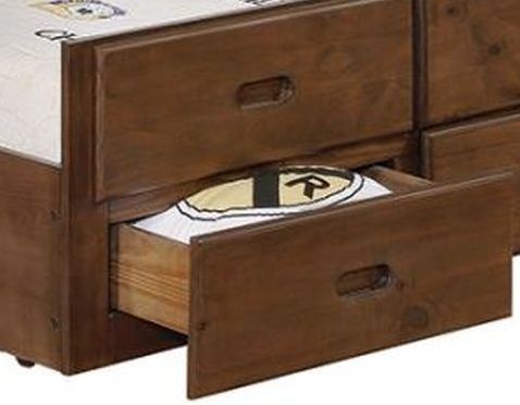 Coaster® Atkin Weathered Walnut Storage Trundle-1