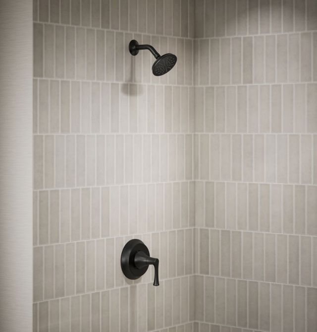 KOHLER® Buckley™ Rite-Temp® Matte Black 1.75 GPM Shower Trim Kit-1