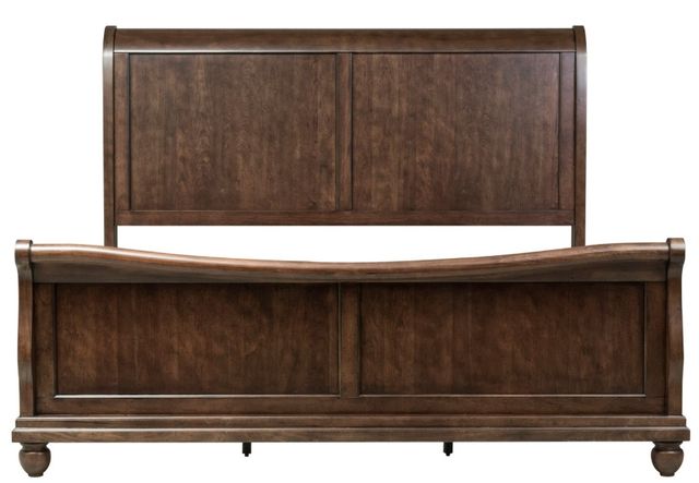 Liberty Furniture Rustic Traditions Cherry California King Sleigh Bed-2