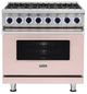 Viking® 7 Series 36" Blush Pro Style Dual Fuel Range-0