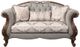 ACME Furniture Miyeon Cherry/Gray Loveseat-1