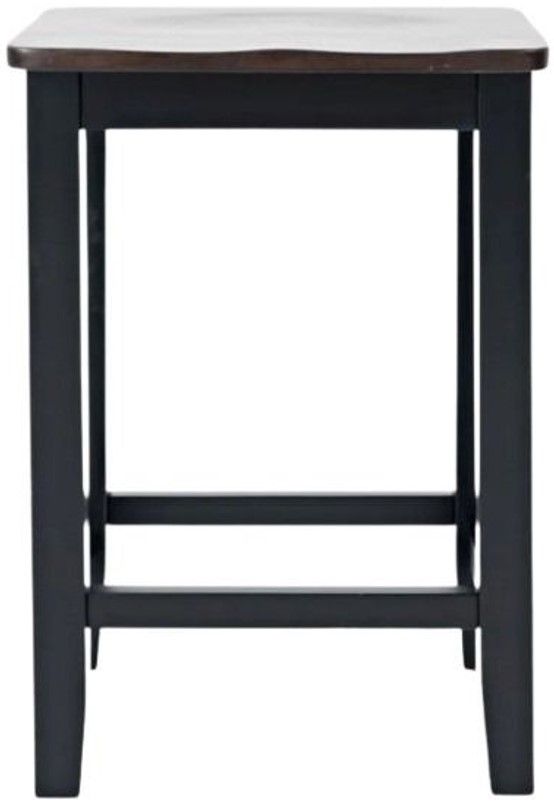 Jofran Inc. Asbury Park Autumn Brown/Black Backless Saddle Counter Stool-2