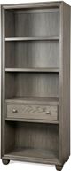 Riverside Furniture Sloane Gray Wash Bunching Bookcase-1