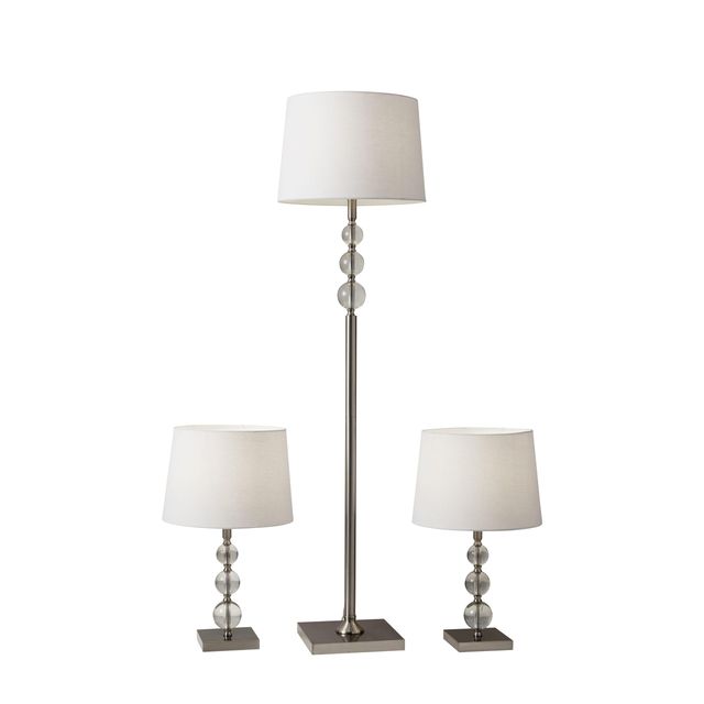 Adesso® Olivia Brushed Steel 3pcs Bonus Pack-0
