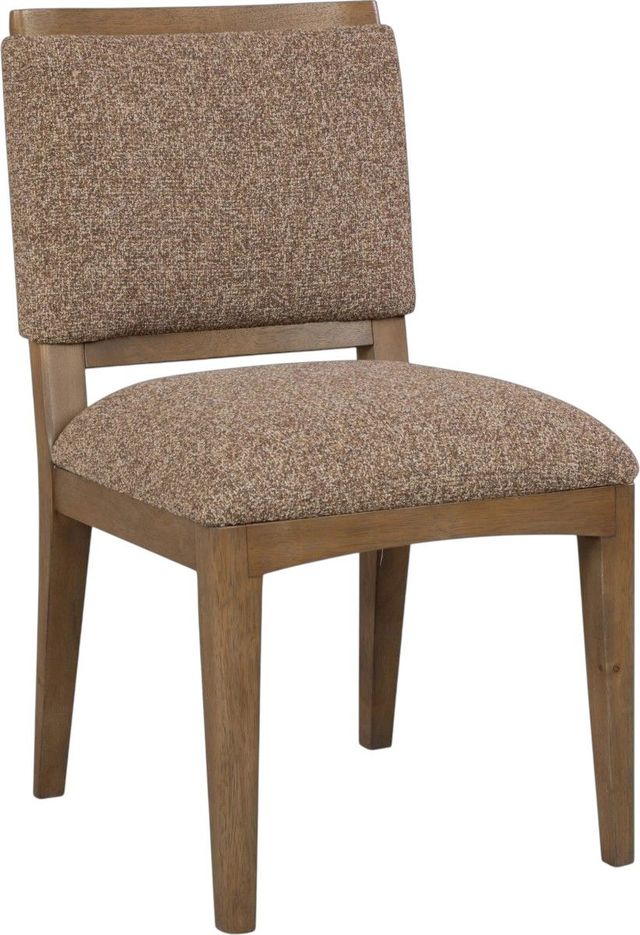 Modus Furniture Arden Beige/Tavern Brown Upholstered Side Chair-0