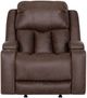 Franklin™ Denali Boswell Espresso Power Rocker Recliner-2