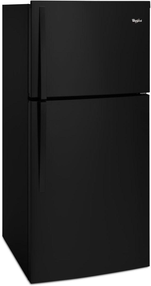 Whirlpool® 30 in. 19.2 Cu. Ft. Black Top Freezer Refrigerator-1