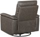 Homelegance® Hadley Dark Brown Leather Manual Swivel Glider Reclining Chair-5