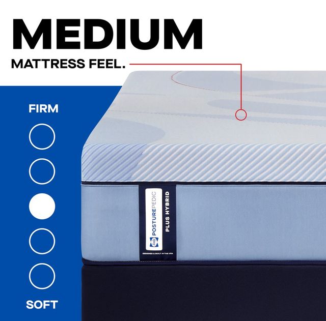 Sealy® Posturepedic® Plus Hagerstown 13" Hybrid Medium Tight Top King Mattress-4