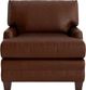 Bassett® Furniture Carolina Chestnut Sierra Track Arm Leather Chair-1