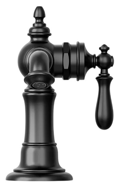 KOHLER® Artifacts® Matte Black Single-Handle Bathroom Sink Faucet-1