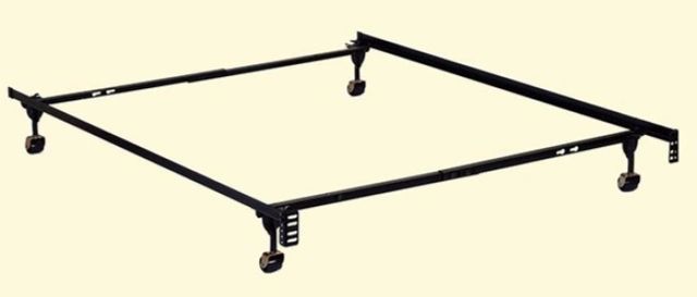 Furniture of America® Framos Black Twin/Full Adjustable Bed Frame-1