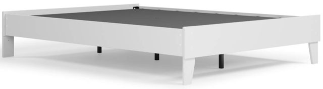 Signature Design by Ashley® Piperton 4-Piece White Queen Platform Bed Set-1