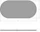 Amisco Customizable Ascencio 84" Racetrack Dining Table with 1" White Oak Veneer Top-1