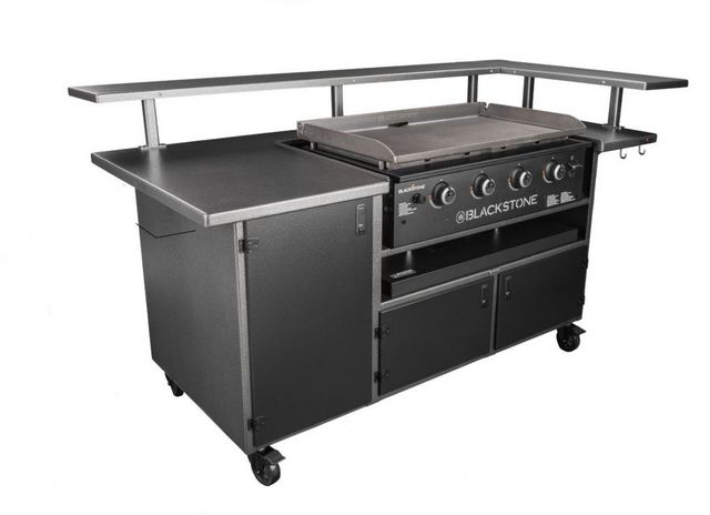 Blackstone® 4-Burner Black Freestanding Liquid Propane Gas Grill