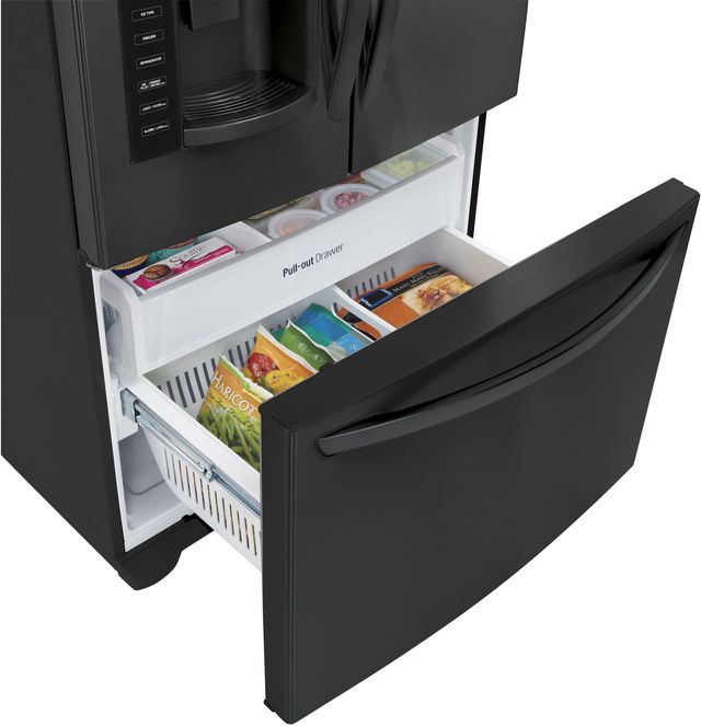 LG 25 Cu. Ft. French Door Refrigerator-Smooth Black-0