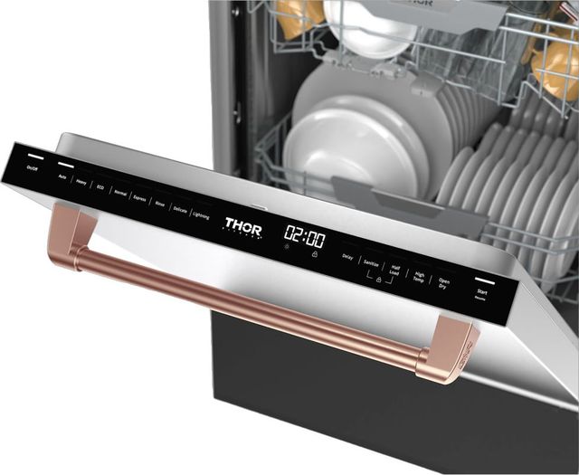 Thor Kitchen® Gordon Ramsay Series 24" Stainless Steel Top Control Built In Dishwasher-2