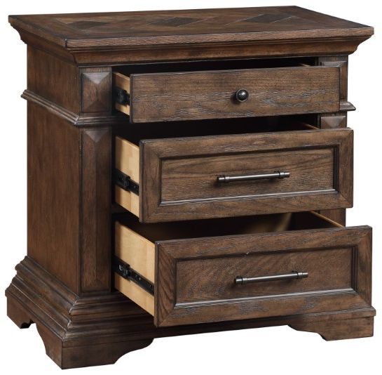 New Classic® Home Furnishings Mar Vista Walnut Nightstand-3