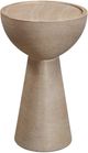 TOV Furniture Eclipse Travertine Indoor/Outdoor Side Table-4