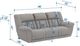 Catnapper® Sentinel Smoke Manual Reclining Sofa-3