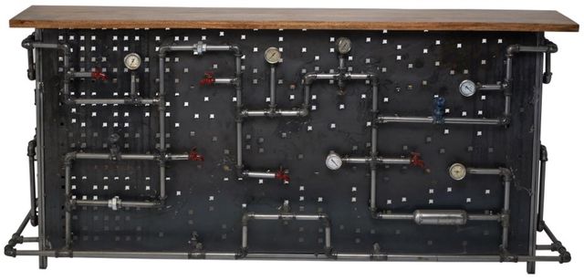 Jaipur Furniture Reimann Black Powder/Natural Counter Bar-2