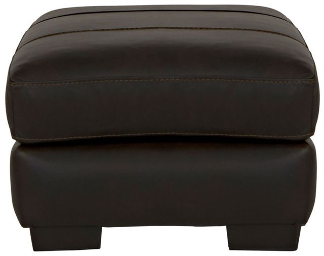 Jackson Furniture Marco Chocolate Leather Ottoman-2
