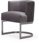 TOV Furniture Eva Grey Velvet Chair-2