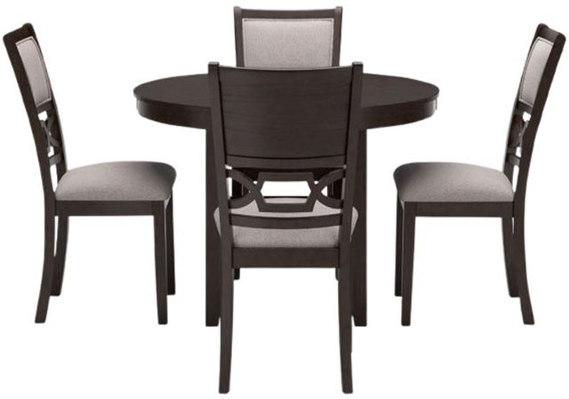Signature Design by Ashley® Langwest 5-Piece  Brown/Light Beige Dining Set-1