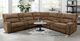Furniture of America® Apostolos 6-Piece Brown Modular Power Reclining Sectional-3