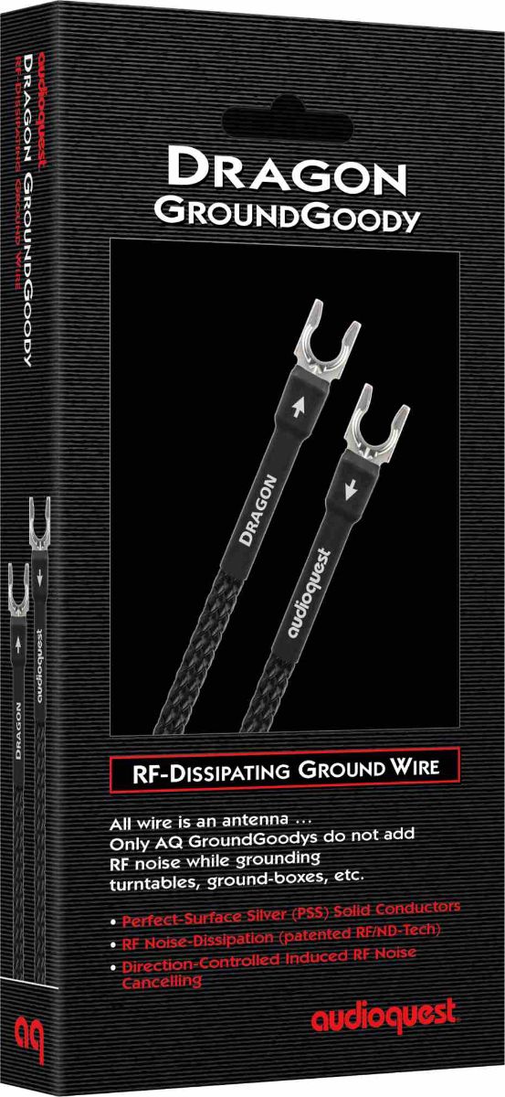 AudioQuest® GroundGoody Dragon 0.6 m Audio Power Cable-1