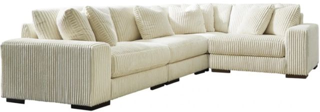 Signature Design by Ashley® Lindyn 4-Piece Ivory L-Shape Sectional-0