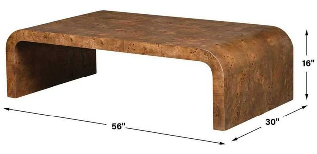 Uttermost® Carraway Woodtone Coffee Table-2