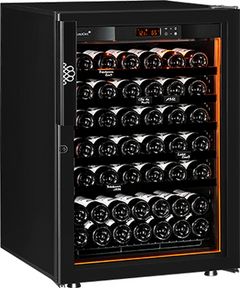 Refroidisseur à vin de 27 po EuroCave® Révélation de 74 bouteilles - Noir