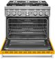 KitchenAid® 36" Yellow Pepper Pro Style Dual Fuel Range-1