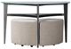 Liberty Furniture Capri 3-Piece Espresso/Taupe Sofa Table and Ottoman Set-2